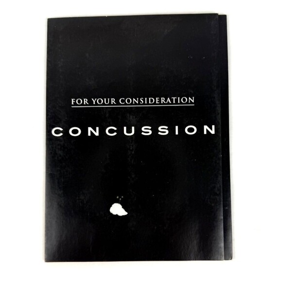 Other - Concussion DVD For Your Consideration FYC 2015 Awards Screener Will Smith